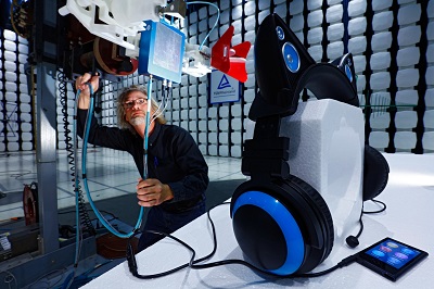 photo reportage TUeV Rheinland worldwide, Test laboratories like the one in Webster in New York State are operated by TUeV Rheinland worldwide, testing the electromagnetic compatibility of products and components.